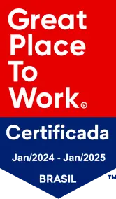 Great place to work certificada | Jan/2024 - Jan/2025 Brasil